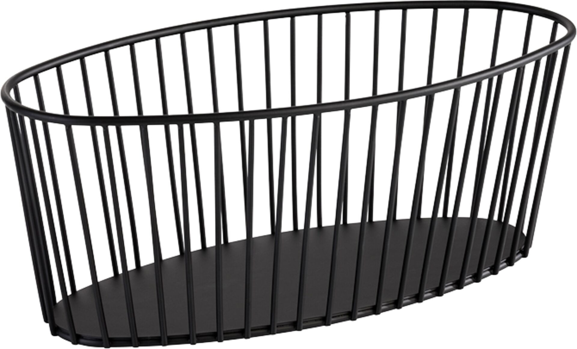 Korb "Urban" Metall, schwarz L: 30 x B: 14 x H: 12 cm